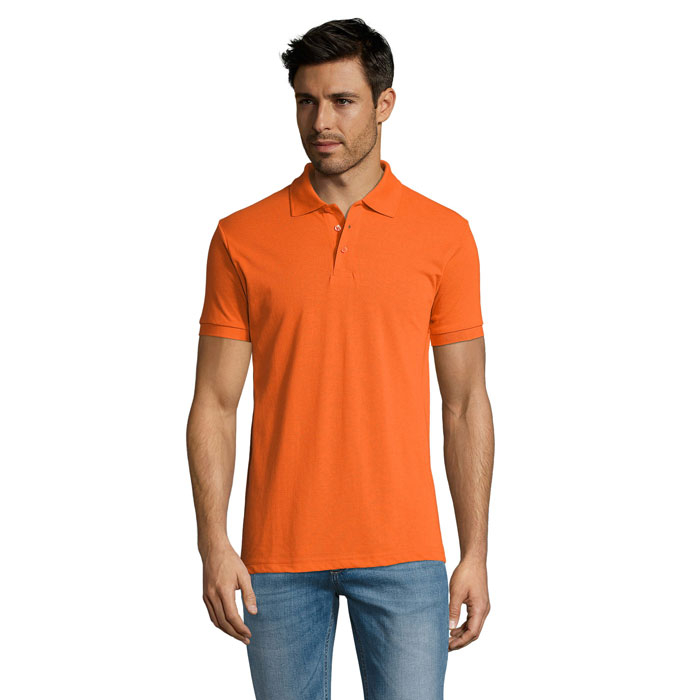 Polo homme publicitaire 200g - Prime Orange 1